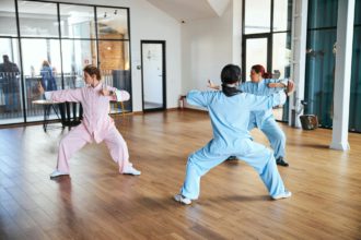 Training mind and body at martial art classes